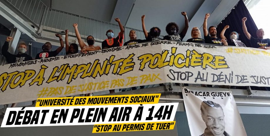 Violences d’État : violences policières, pénitentiaires, judiciaires… Débat en plein air à Nantes