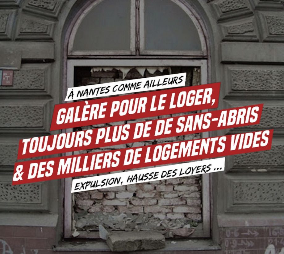 Nantes : galère pour se loger, des milliers de sans-abris et plus de 10.000 logements vides