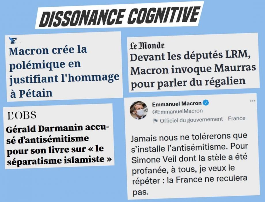 Macron et l’antisémitisme : dissonance cognitive