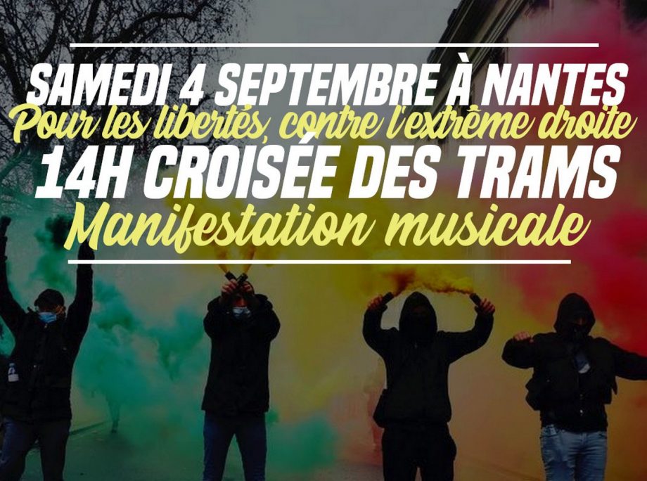 Samedi 4 septembre à Nantes : grande manif pour les libertés