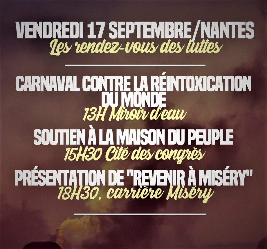 Ce vendredi à Nantes : rendez-vous des luttes !