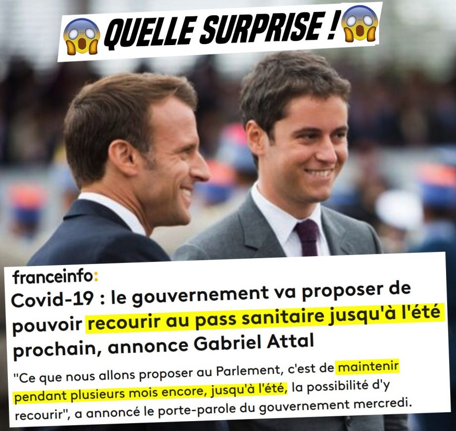 Pass Sanitaire : vers l’infini et au delà