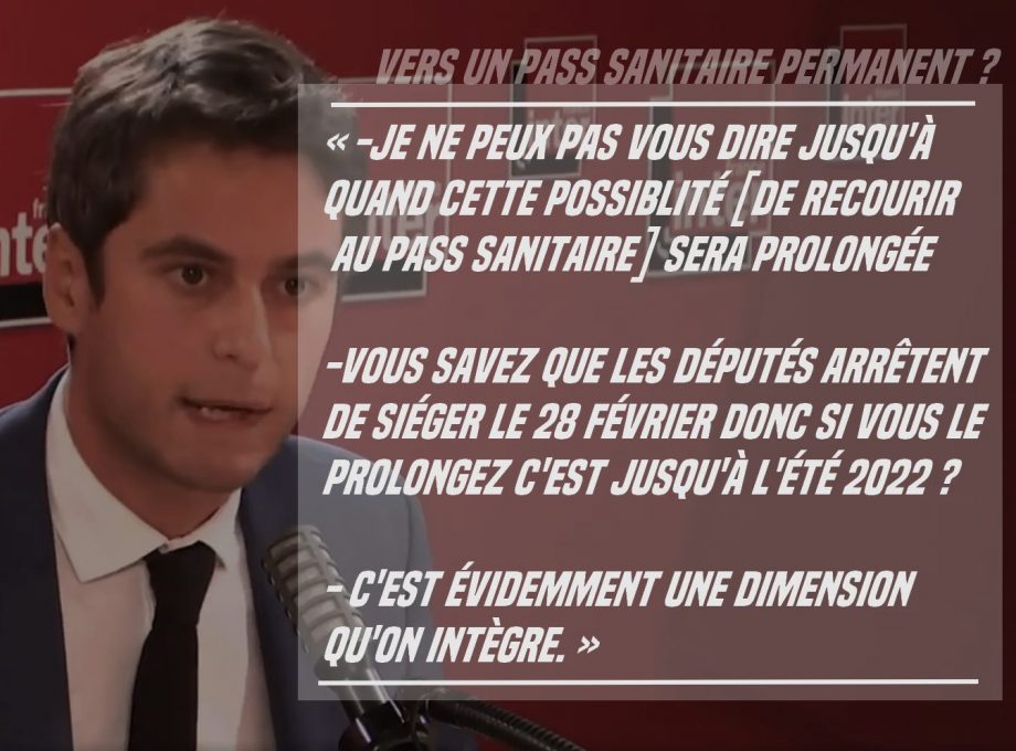 Vers un Pass Sanitaire permanent ?