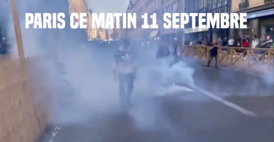 Paris : rentrée lacrymogène