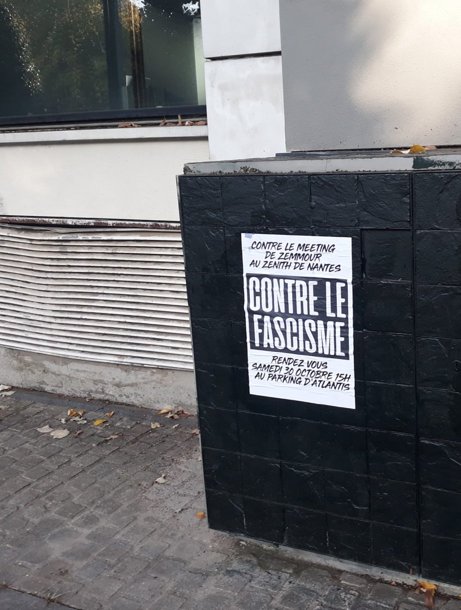 Contre l’extrême droite : rendez-vous à Nantes ce samedi !