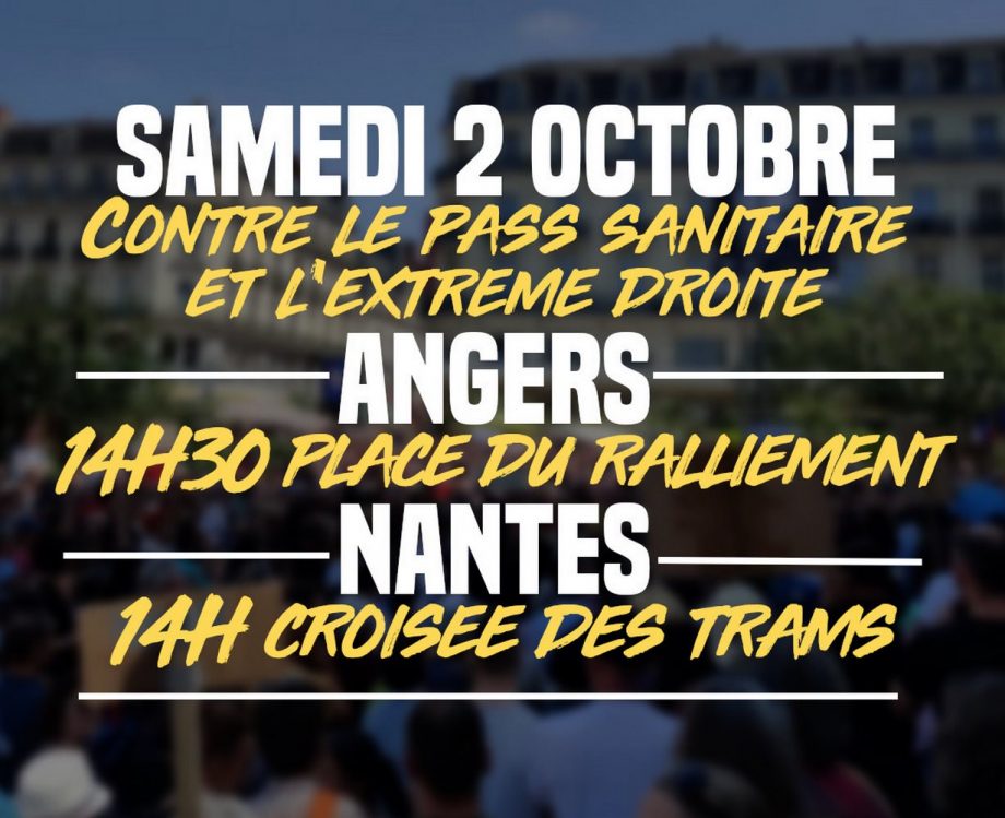 Ce samedi : ni extrême droite, ni Pass Sanitaire