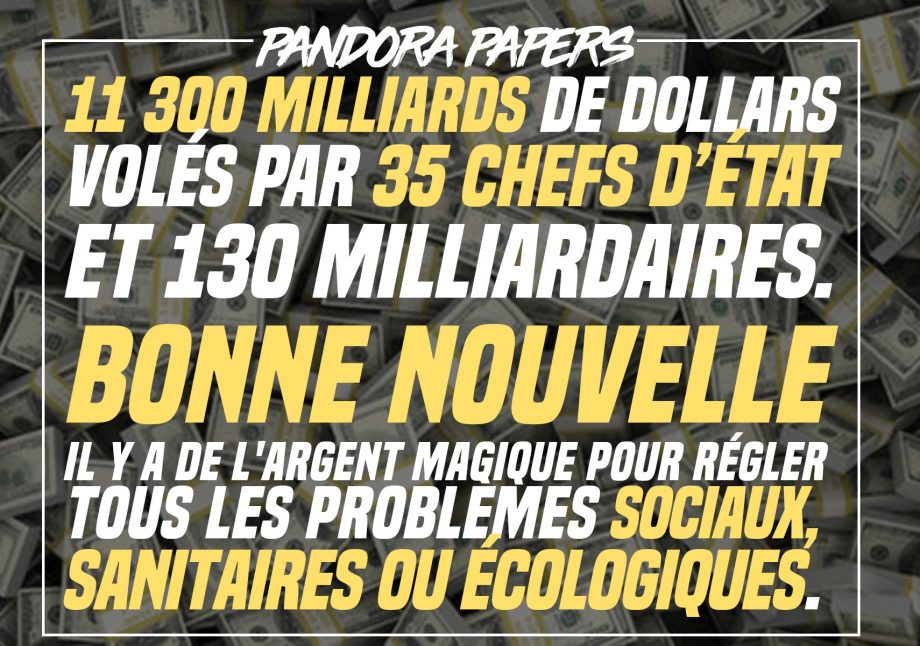 Pandora Papers : bonne nouvelle, il y a beaucoup d’argent magique