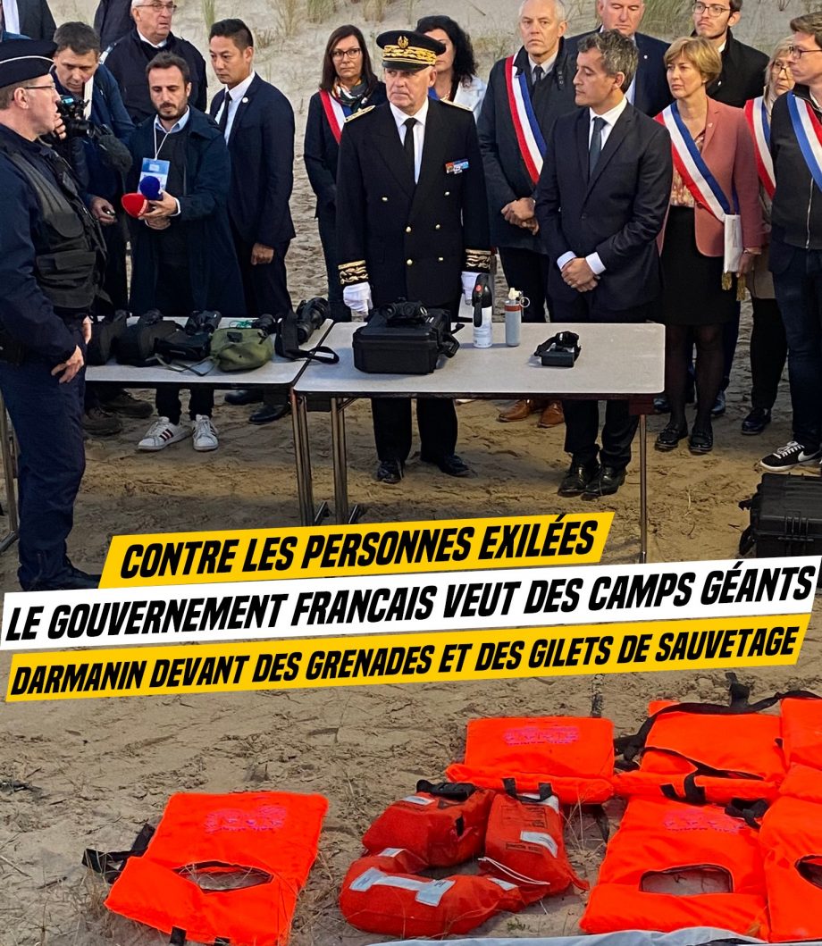 Le gouvernement français veut des camps géants pour les étrangers