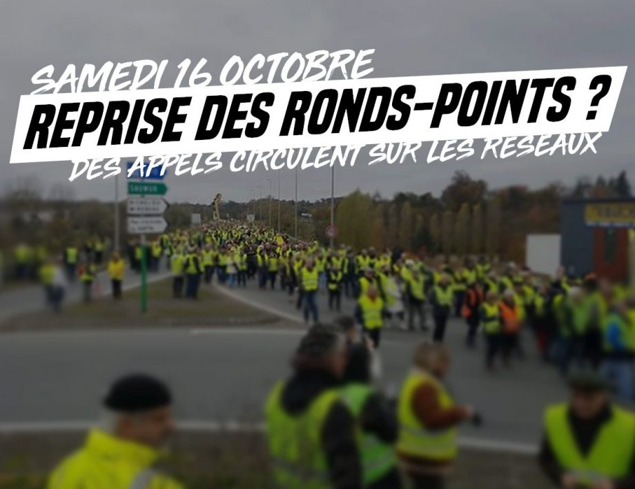 Vers une reprise des ronds-points ?