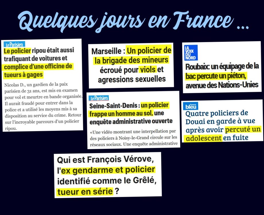 France : quelques jours de barbarie ordinaire