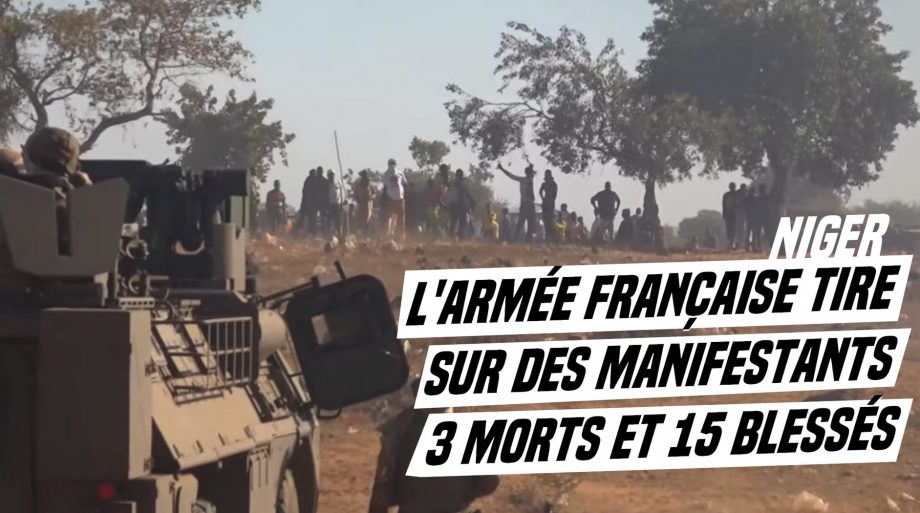 L’armée française tire sur des manifestants au Niger