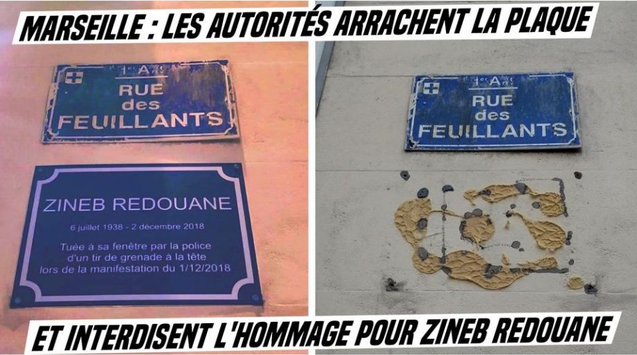 Marseille : la préfecture interdit l’hommage à Zineb Redouane