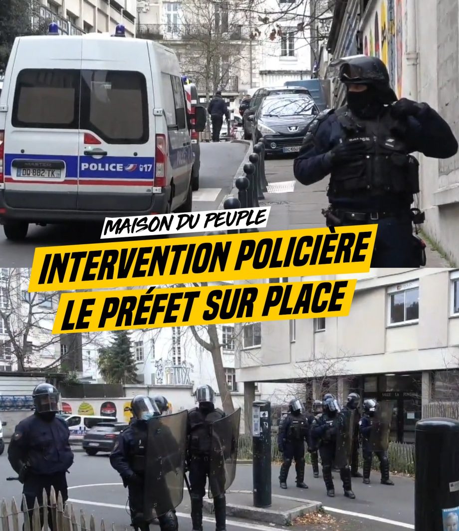 Maison du Peuple : intervention policière