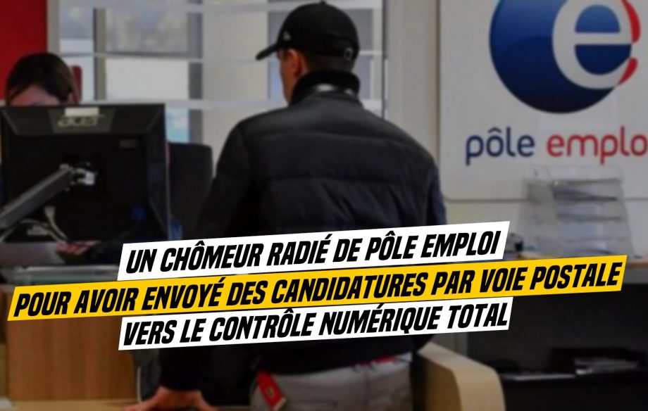 Un chômeur radié de Pôle Emploi pour avoir envoyé des candidatures par voie postale