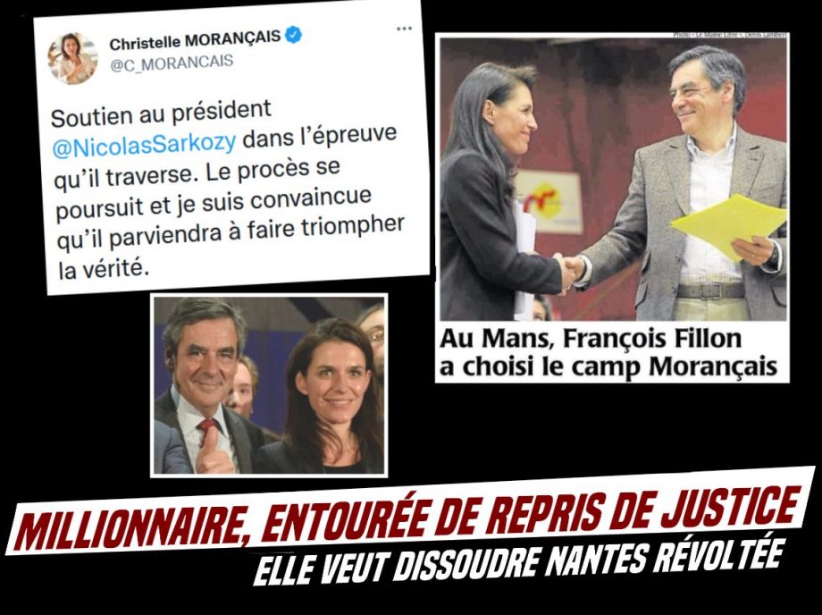 Qui est Christelle Morançais, cette proche de Fillon qui veut dissoudre Nantes Révoltée ?