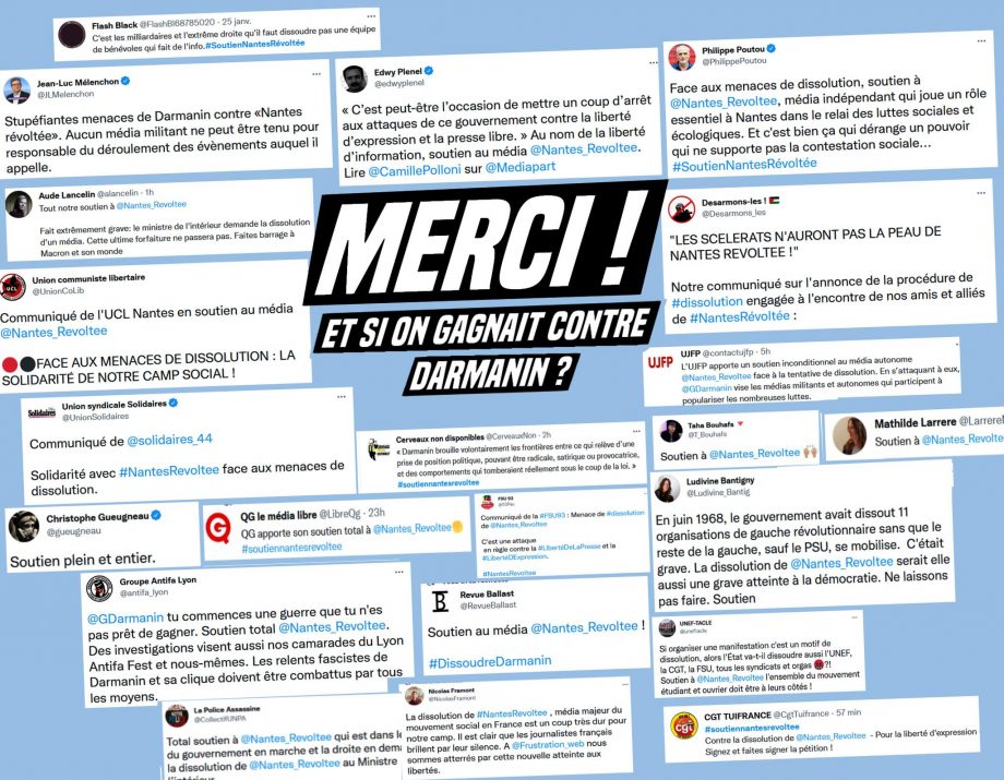 Merci à toutes et tous !