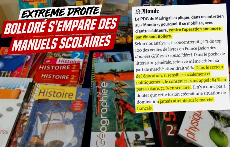 Bolloré s’empare des manuels scolaires