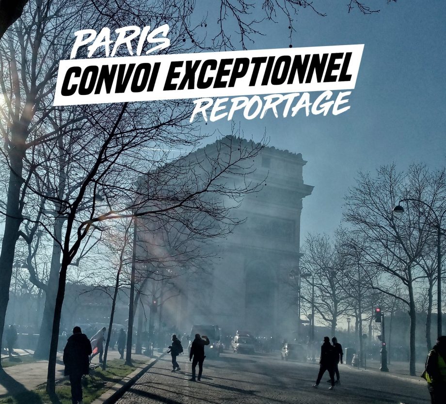 Pour les libertés à Paris : « convoi exceptionnel »