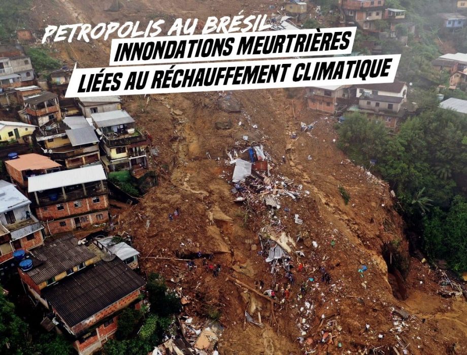 Brève du désastre : des pluies diluviennes ravagent la ville de Petropolis au Brésil