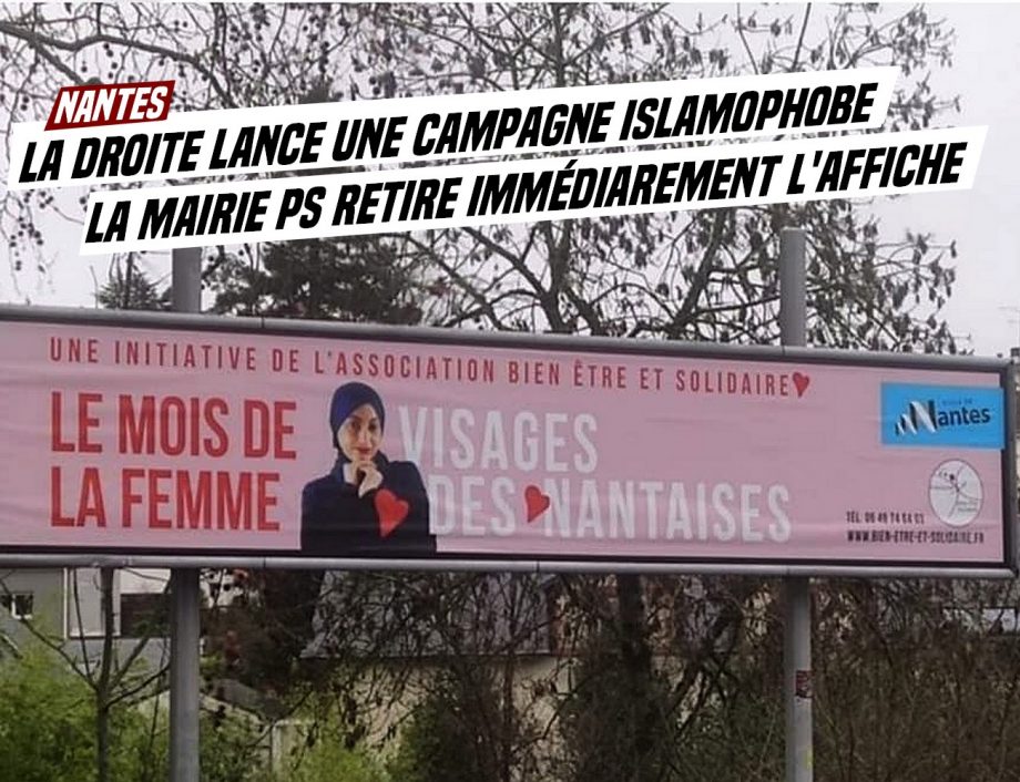 Nantes : la mairie socialiste cède aux islamophobes