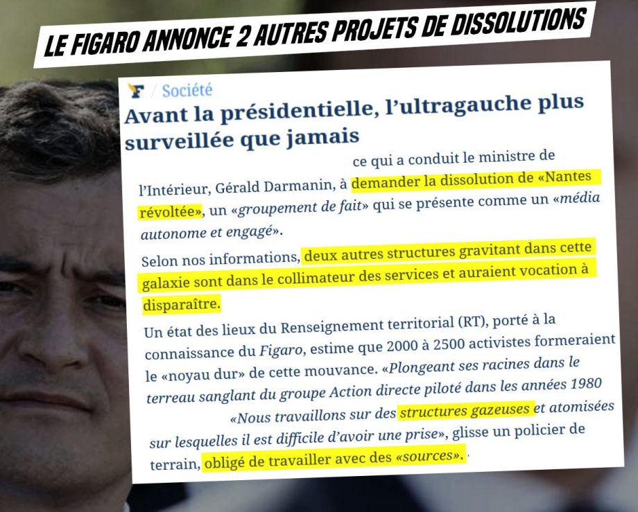 Deux autres dissolutions envisagées par le pouvoir