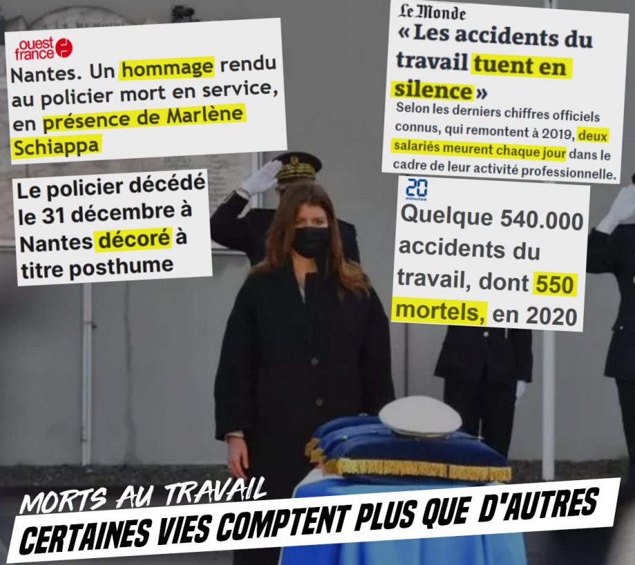 Morts au travail : certaines vies valent plus que d’autres