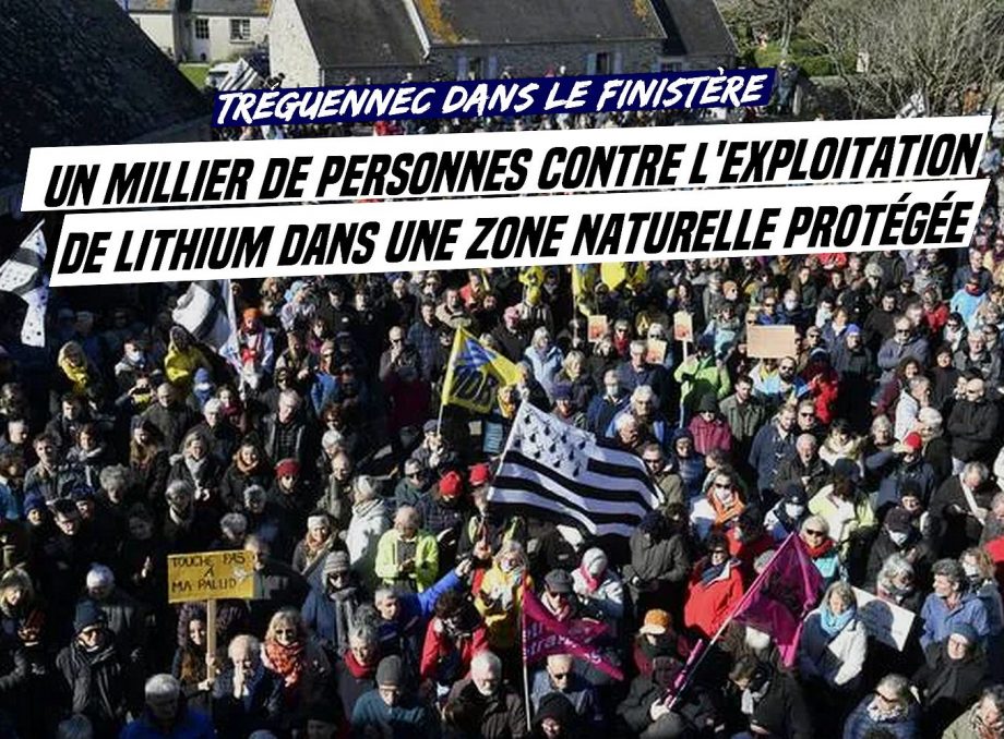 Contre l’exploitation des sols bretons : 1000 personnes dans un village du Finistère