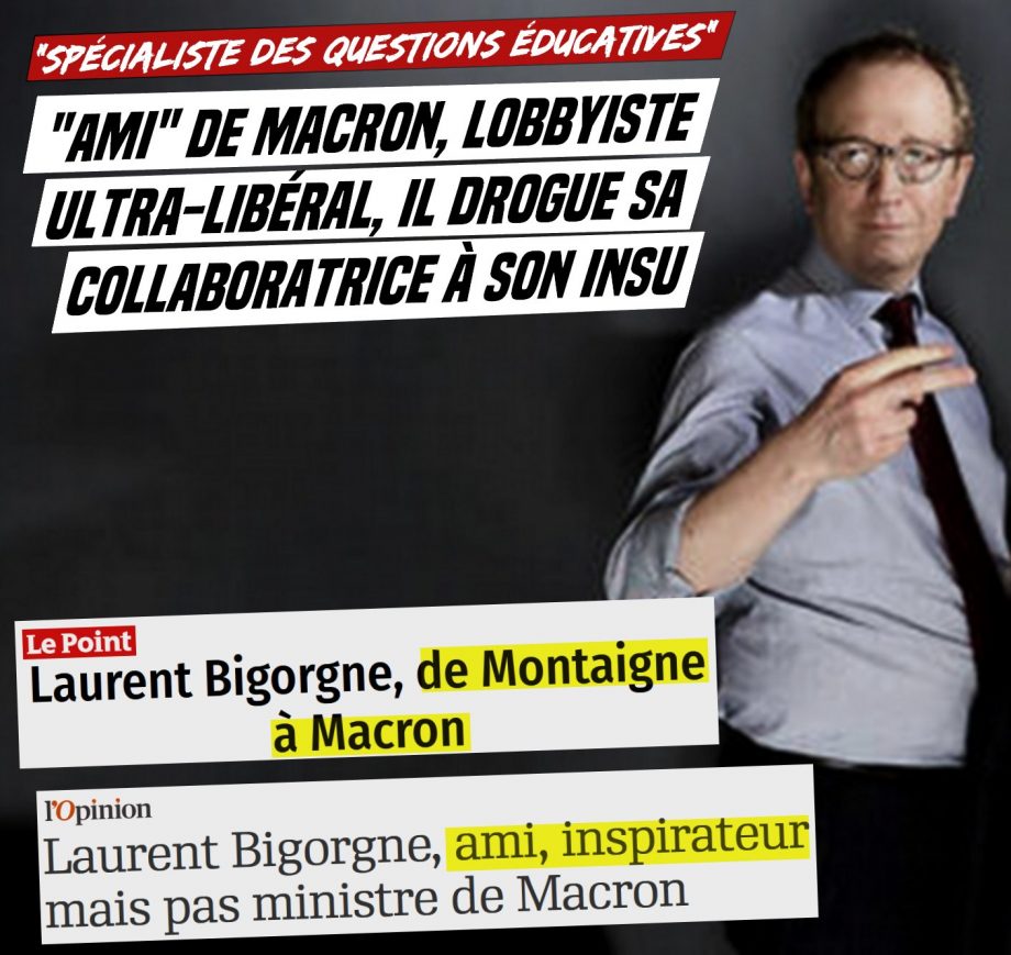 Un lobbyiste ultra-libéral très proche de Macron a drogué sa collègue