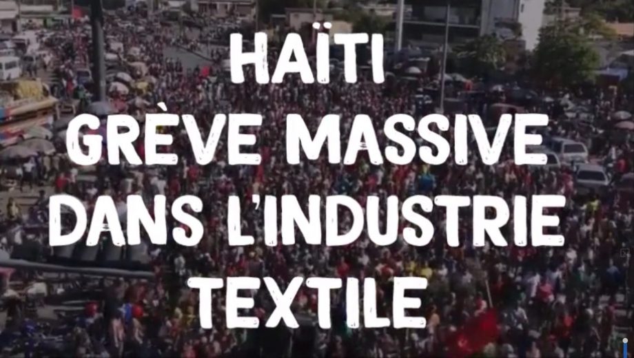 Haïti : grève massive dans l’industrie textile