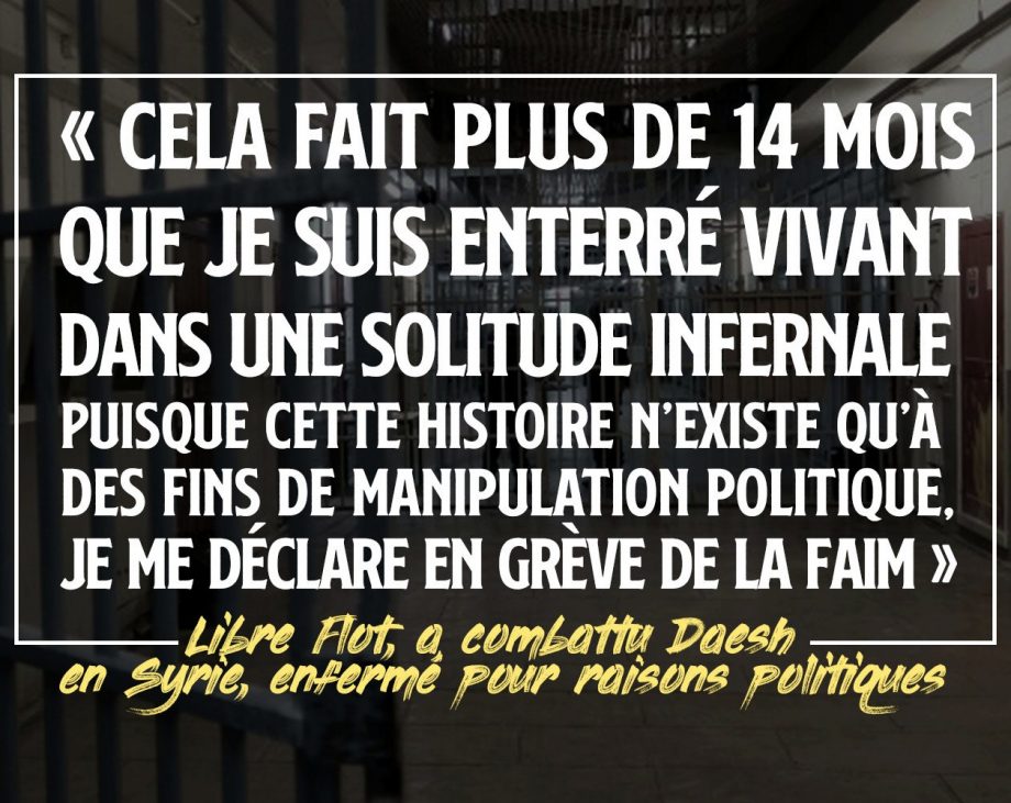 Un prisonnier politique entame une grève de la faim