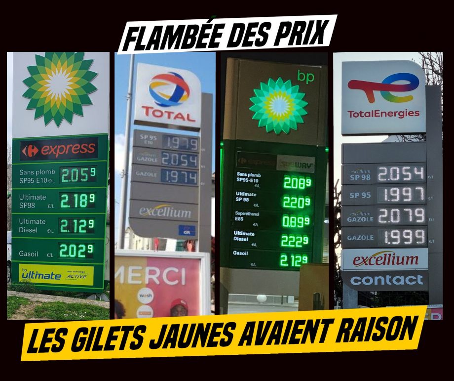 Les Gilets Jaunes avaient raison