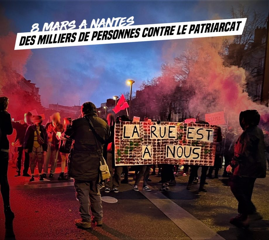 8 Mars contre le patriarcat : des milliers de personnes dans les rues de Nantes