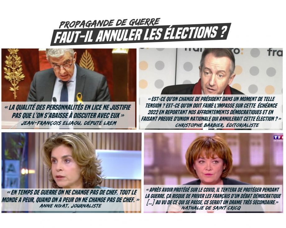 Propagande de guerre : et si on se passait d’élections ?