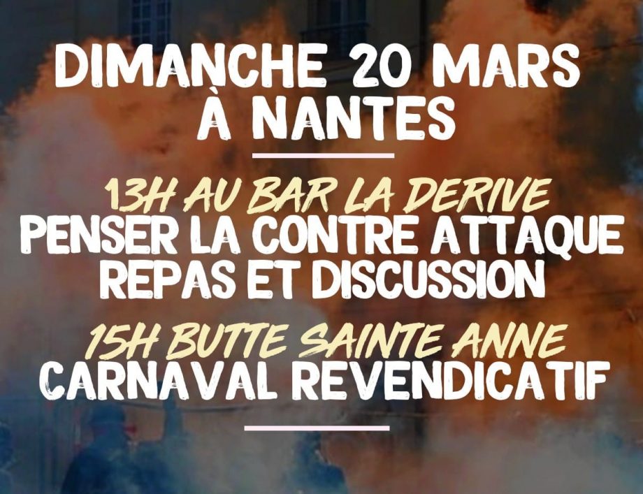 Ce dimanche 20 mars à Nantes