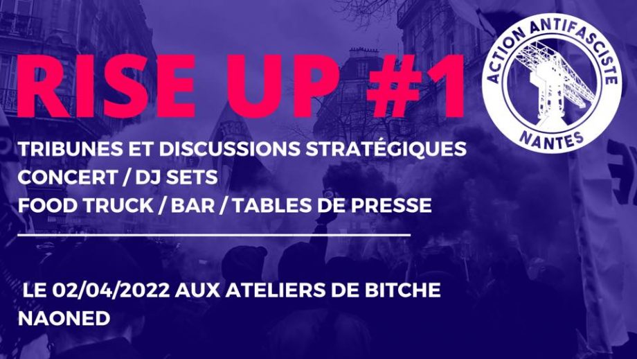 Rise Up #1 : événement à Nantes samedi 2 avril 2022