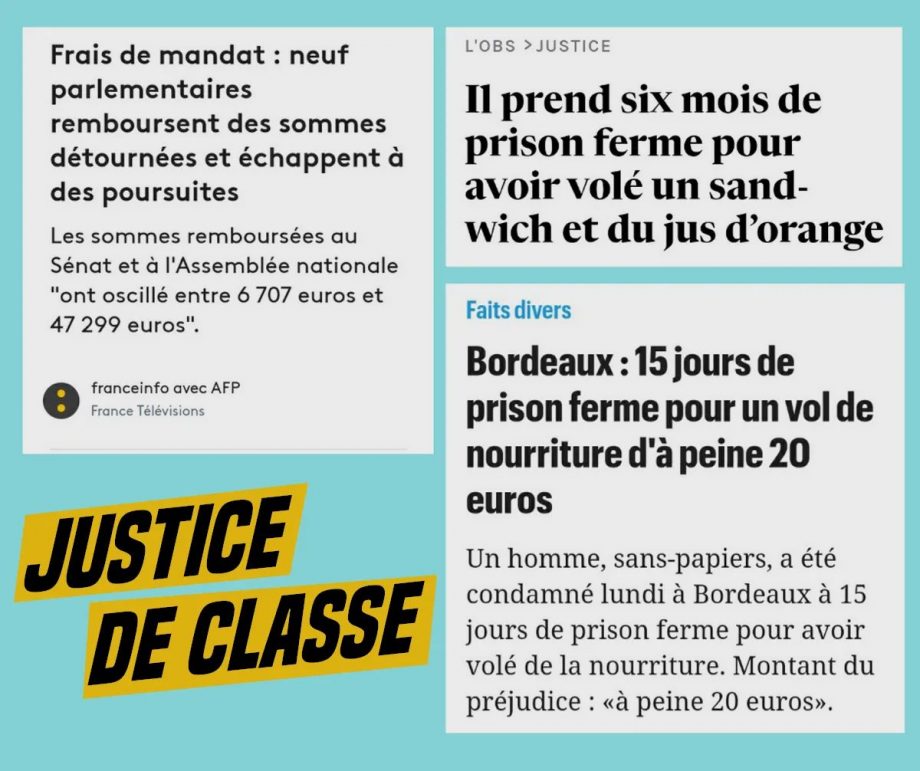 (in)Justice de classe