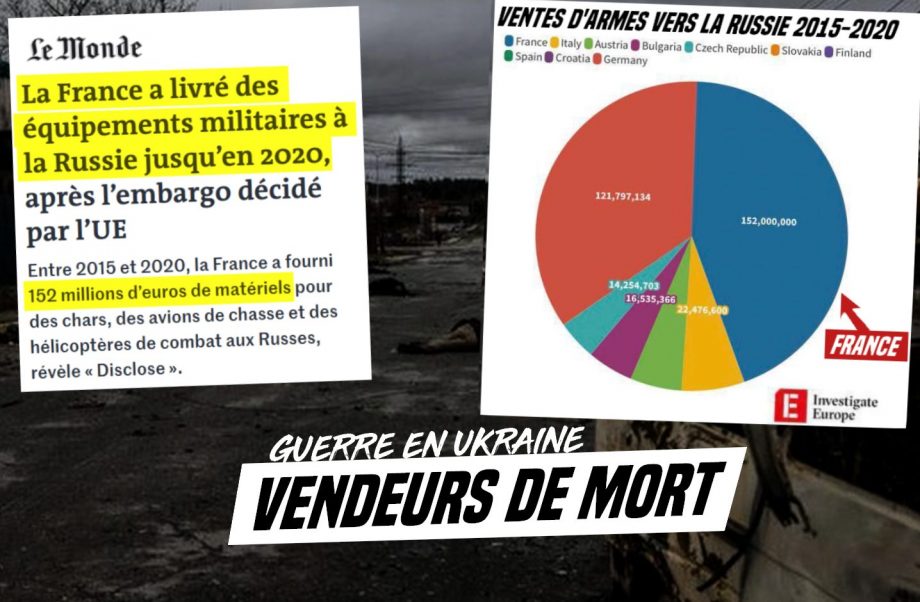 Crimes de guerre en Ukraine : vendeurs d’armes complices