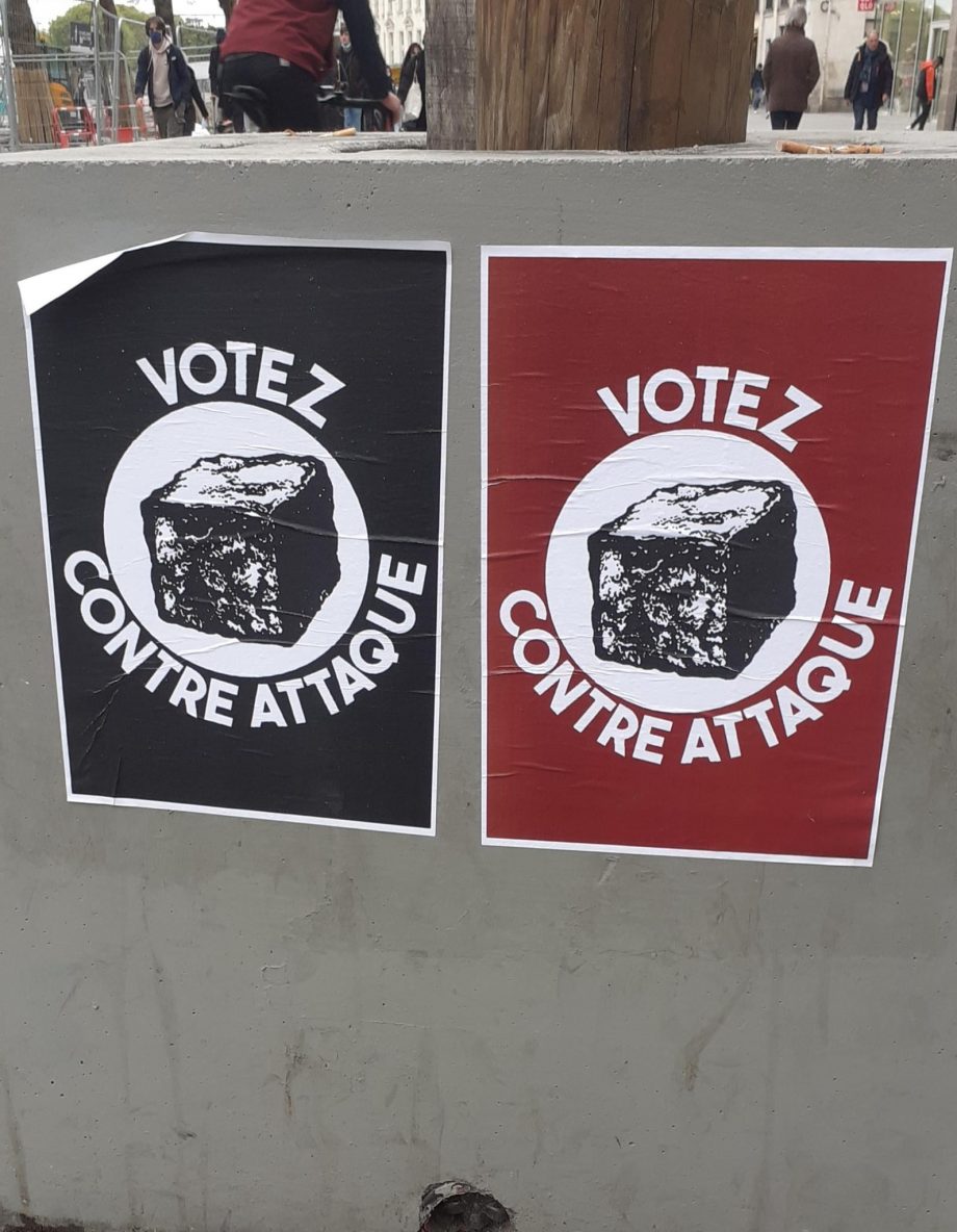 La présidentielle est dans la rue