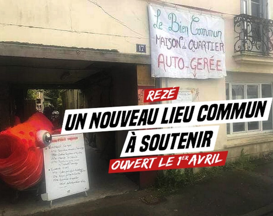 Rezé : un nouveau lieu commun à soutenir