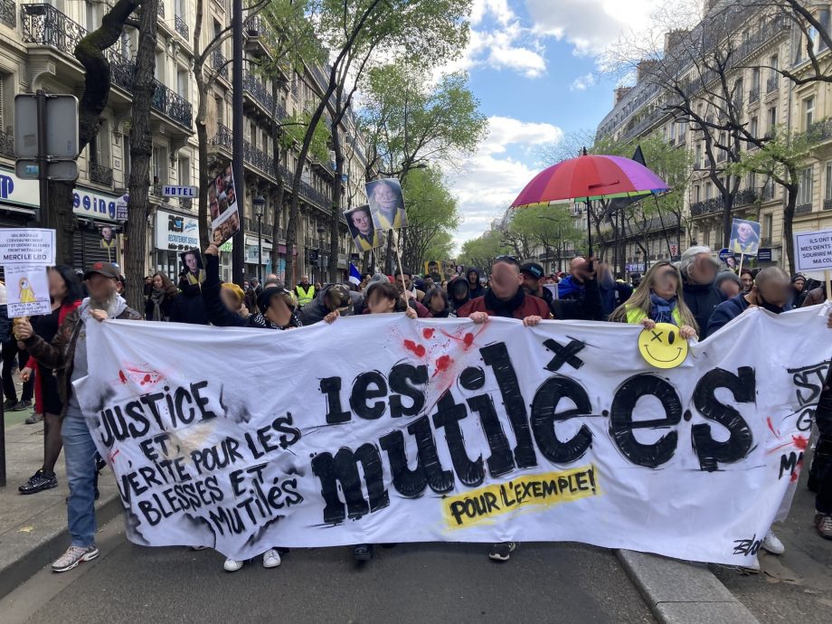 Paris : marche des mutilé.e.s pour l’exemple