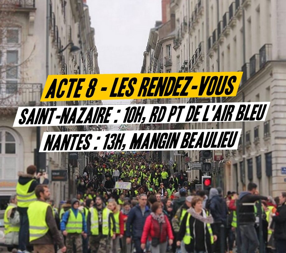Acte 8 : les rendez-vous du jour