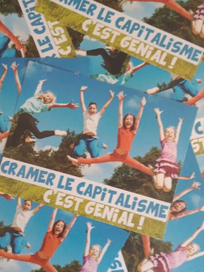 n°60 - Cramer le capitalisme - Lot de 10 stickers
