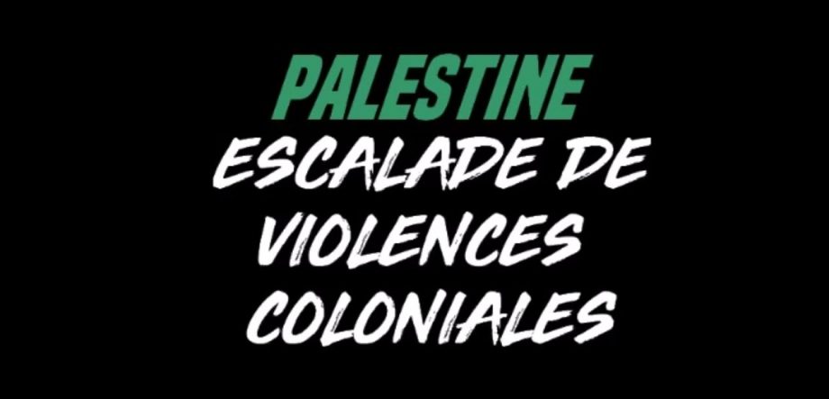 Palestine : répression coloniale et crimes de guerre