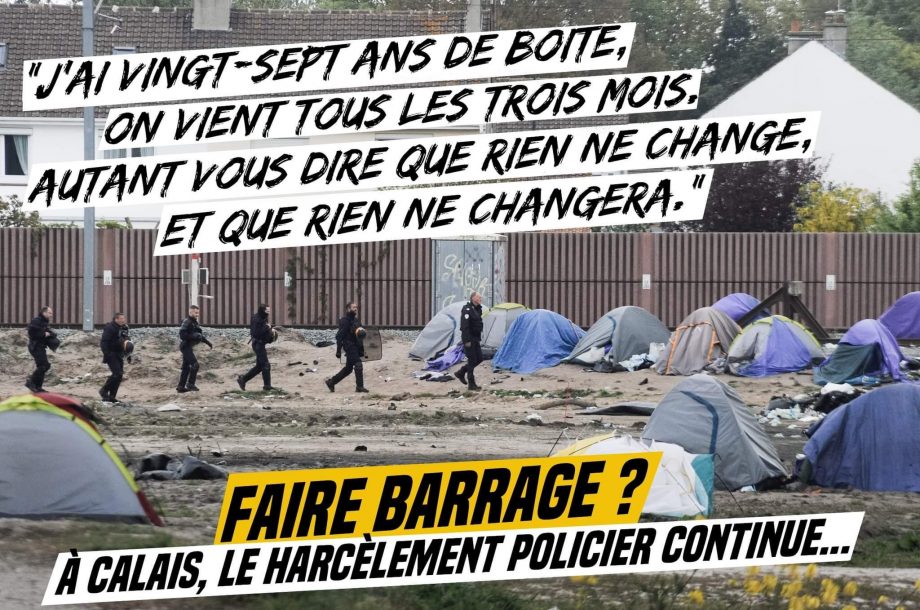 Calais : les expulsions de campements d’exilés continuent