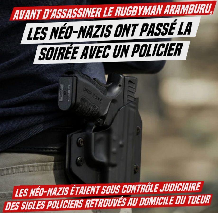 Avant d’assassiner le rugbyman Aramburù, les néo-nazis ont passé la soirée avec un policier
