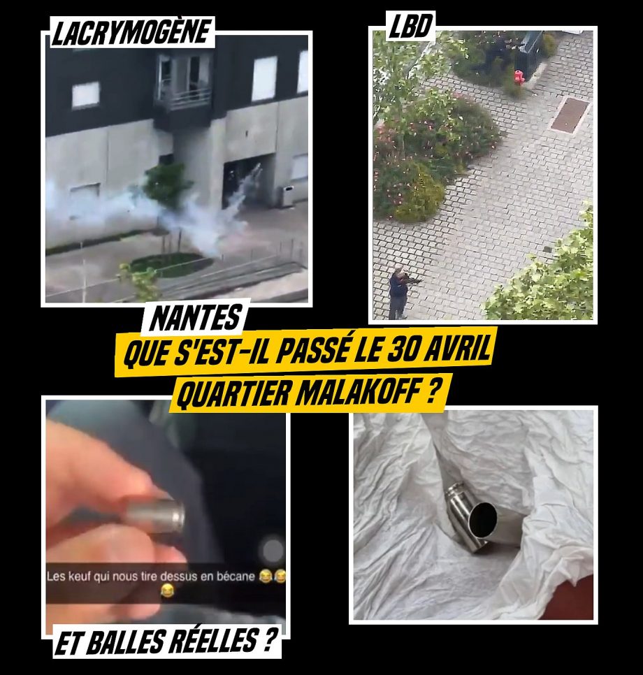 Nantes : que s’est-il passé samedi 30 avril dans le quartier Malakoff ?