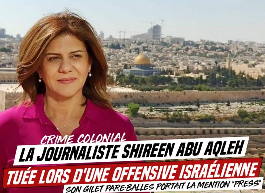 Jénine : une journaliste américaine abattue lors d’une offensive de l’armée israélienne