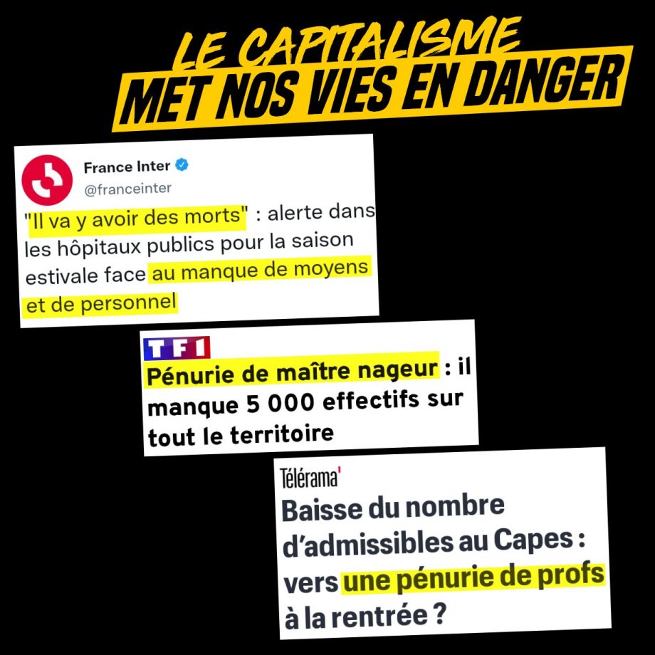 «Il va y avoir des morts» : le capitalisme met nos vies en danger