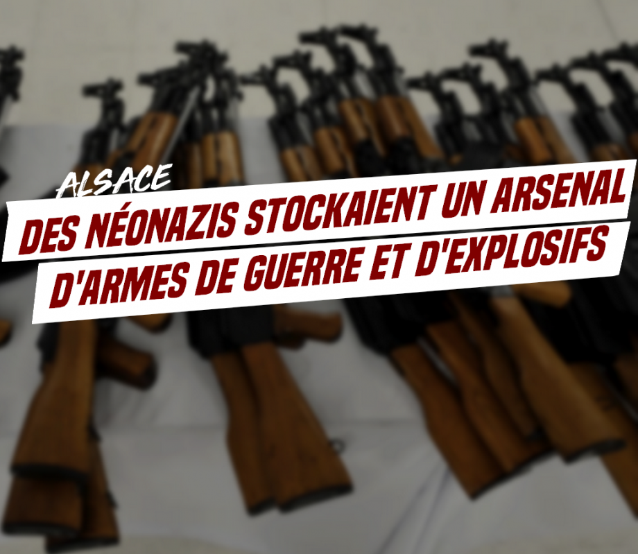 Alsace : des néonazis stockaient un arsenal d’armes de guerre et d’explosifs