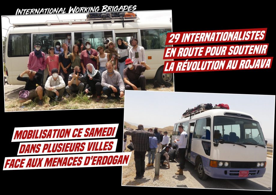 29 Internationalistes en route pour soutenir la révolution au Rojava